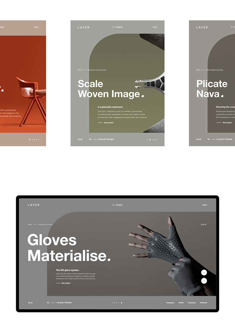 dribbble官网设计及pinterest网站作品精选