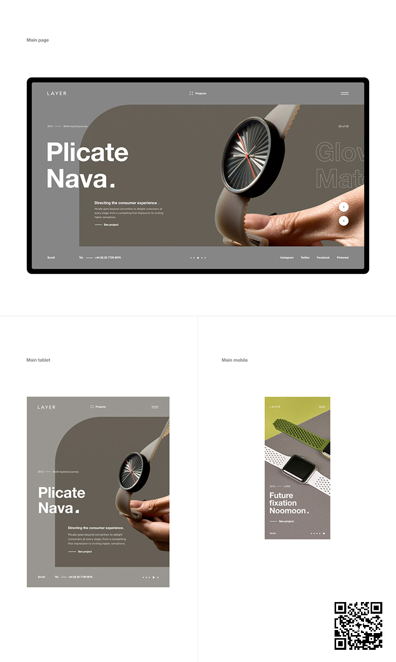 dribbble官网设计及pinterest网站作品精选