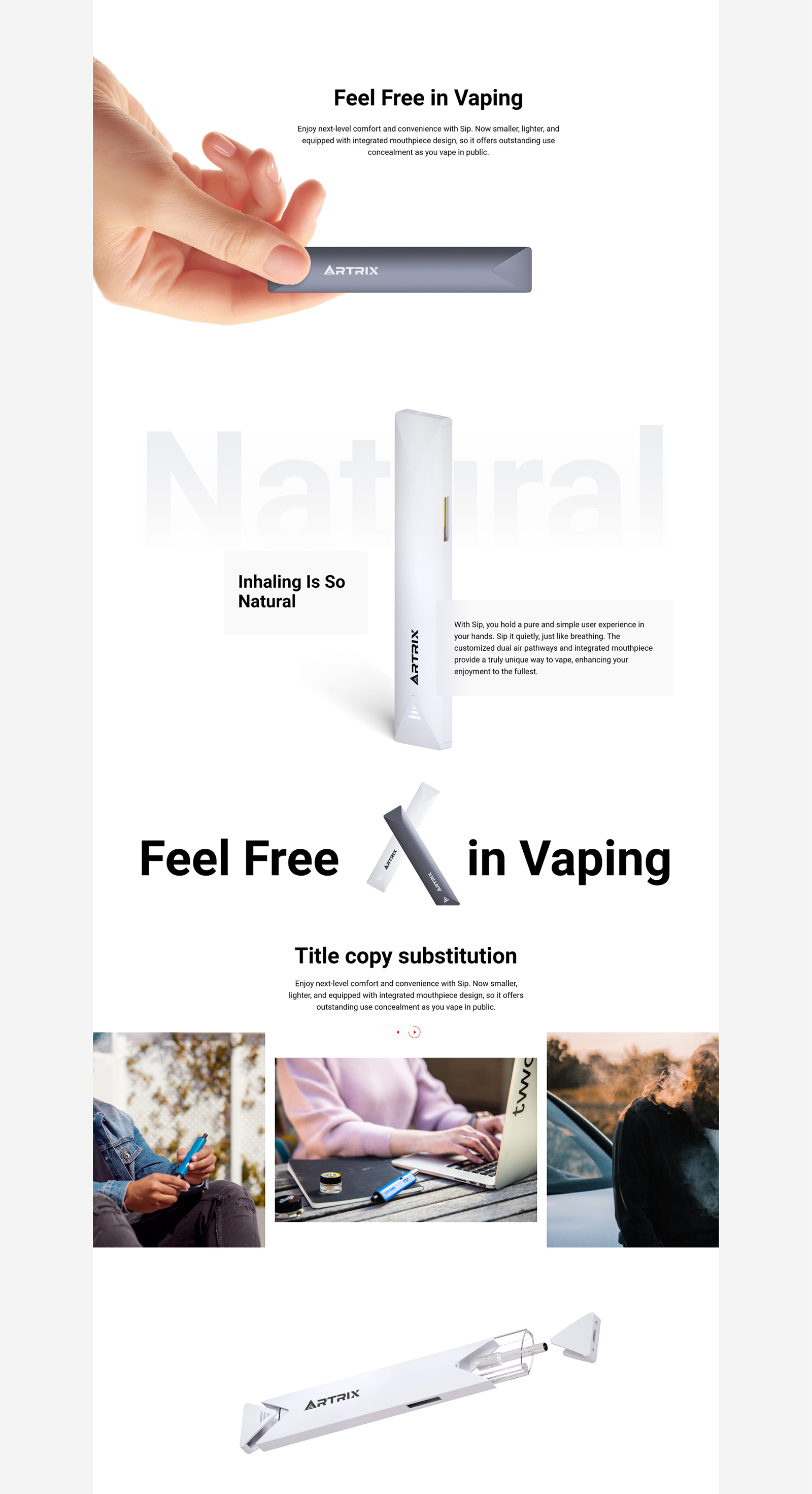 Artrix 产品专题网站5-素马设计作品